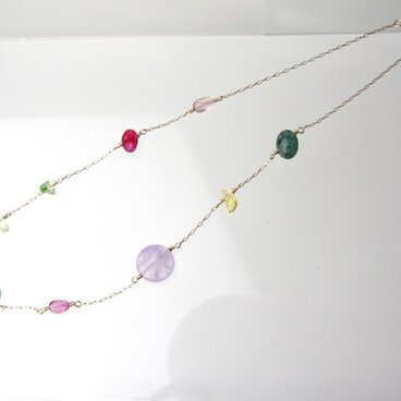 Lollipop Necklace 14KGF