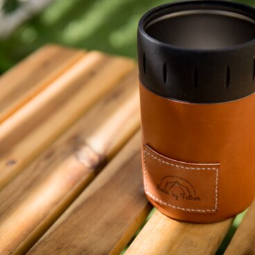 サーモス保冷缶レザーカバー