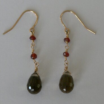 ラブラドライト　ピアス