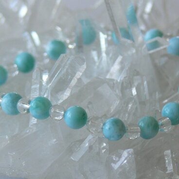 ラリマー　ブレスレット