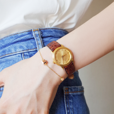 キューブブレスレット　GOLD