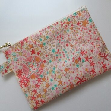 リバティ＊ラミネートミニポーチ