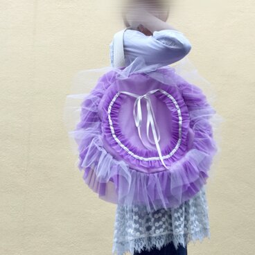 ふりふりモンスターbag-PURPLE-