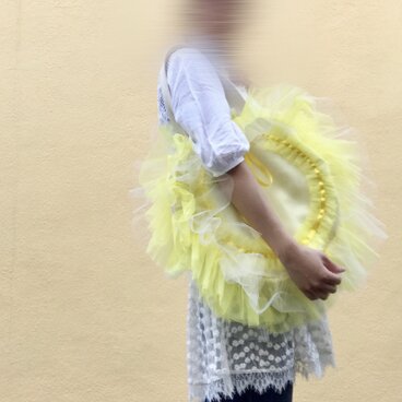 ふりふりモンスターbag-YELLOW-