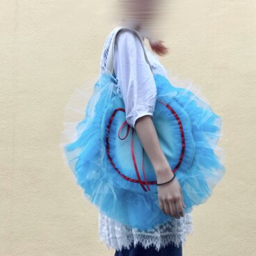 ふりふりモンスターbag-BLUE-