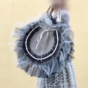 ふりふりモンスターbag-BLACK-