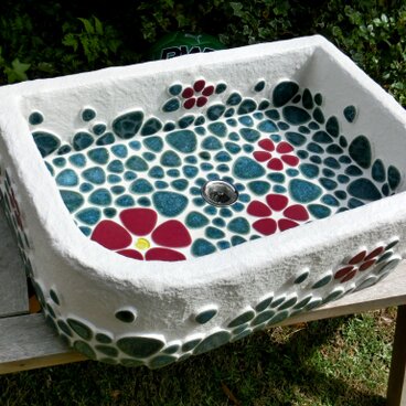 モザイクタイルの流し台★ＦＲ３０８