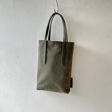 miniバッグ/カーキグレー