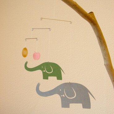 miniモビール「ゾウ」その１