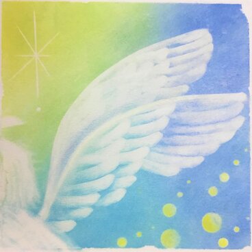 ミニアート（NO.１１）天使のさんぽ