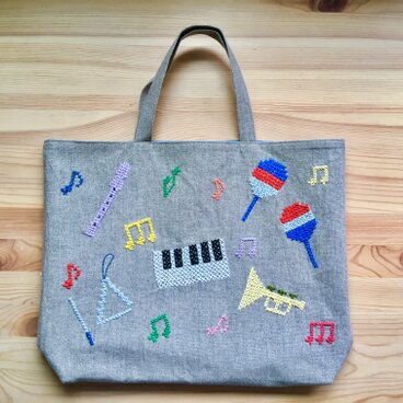 お稽古バッグ　音楽