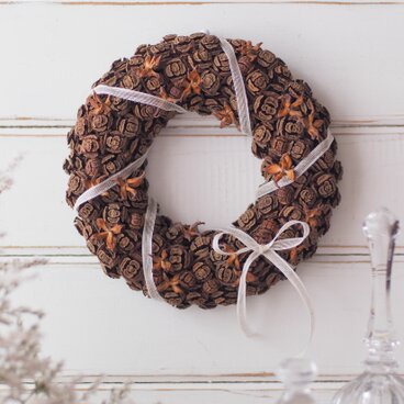 【トロッケンクランツ】メタセコイアの実のリース