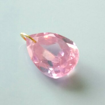 K18 天然ピンククンツァイト  ネックレス チャーム