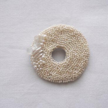 白輪　ブローチ　※H様オーダー品