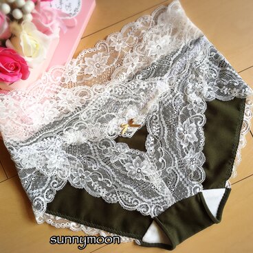 限定カラー☆締め付けないショーツ〜fairy〜「オリーブ」