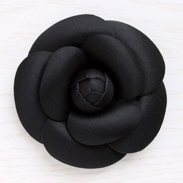 カメリアコサージュ＜ブラック＞CY064-C8
