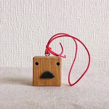 OSSANストラップ・一文字ヒゲ（黒）