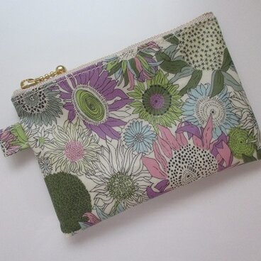 リバティ＊ラミネートミニポーチ