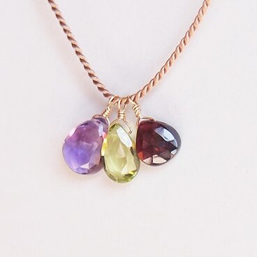 葡萄のジュエリー　Mixペンダント