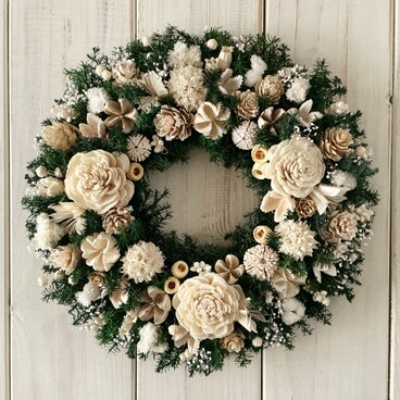 クリスマスリースC(22cm)