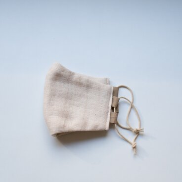 オーガニックコットンマスク　 ベージュ