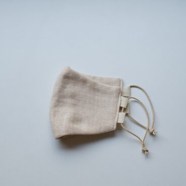 オーガニックコットンマスク　 アイボリー