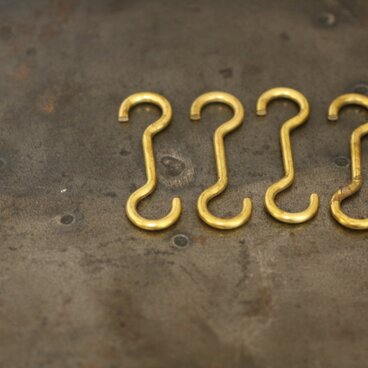 moihouse.. 真鍮 S字 フック　short 4本セット