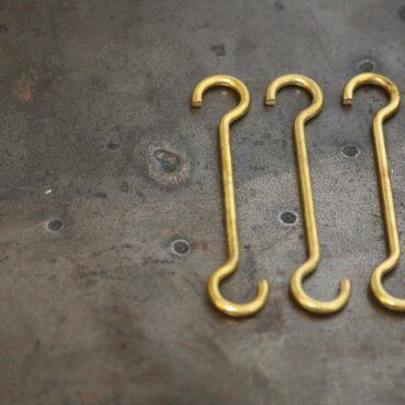 moihouse.. 真鍮 S字 フック medium３本セット