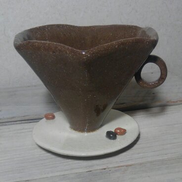 コーヒードリッパー（六角円すい型 手びねり）１～２人用