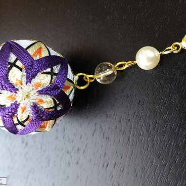 てまり　桔梗「華」白