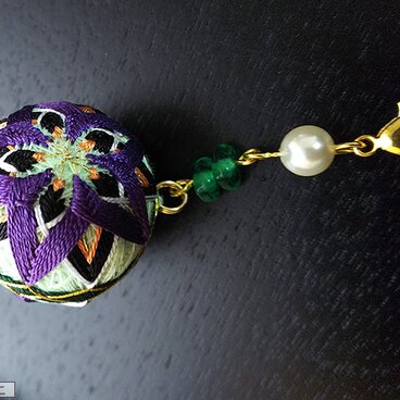 てまり　桔梗「華」薄緑