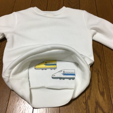 【送料込】【受注生産】こどものお着替えお助けベビートレーナー(size80~)