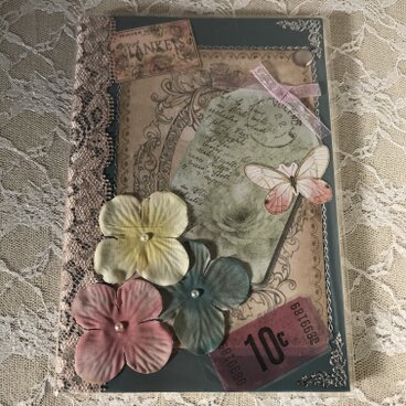 コラージュ　スケジュール帳【ブルードリーム】