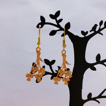 ボタニカルパーツのピアス/イヤリング