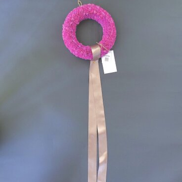 大人可愛いピンクのwreathe