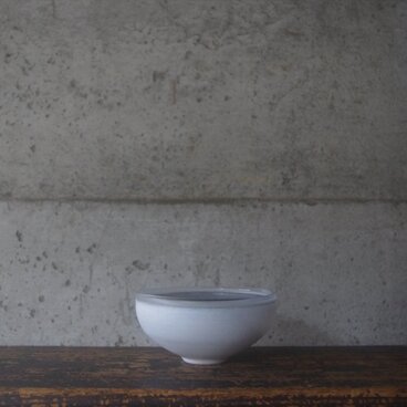 白の器　ボウル5寸