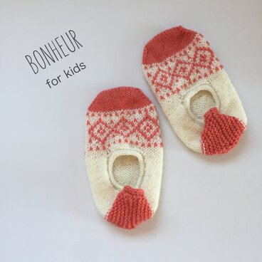 洗濯機で洗えるかわいい毛糸のフットカバー　for kids