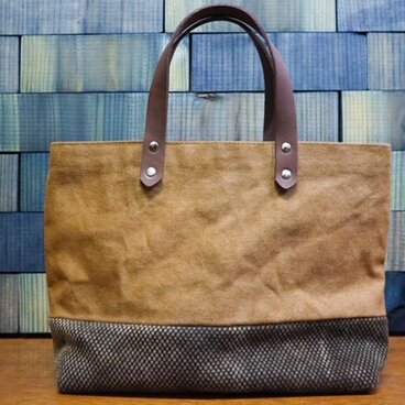 ダブルカラートート：平