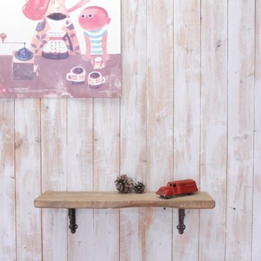 アンティーク加工の棚板　５５㎝　（ライトブラウン）