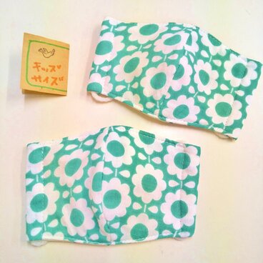 ≪2枚セット≫こども用立体6重ガーゼマスク(デイジー)