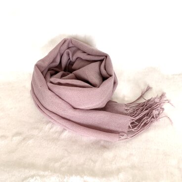 草木染め　ウールストール