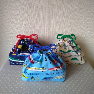 ランチ巾着1枚 新幹線