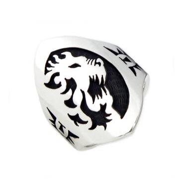 ライオンのシルバーリング 【受注製作】