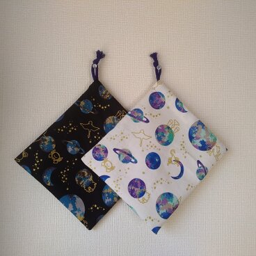 片紐コップ袋1枚 『星座』