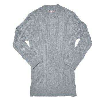 ランダムリブニット モックネック【GRAY グレー】a mon gout am-3152 アモング