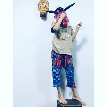 キッズ　アフリカンパンツA