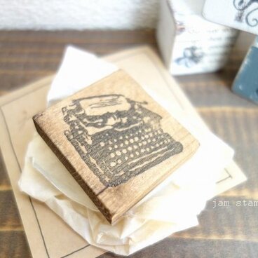 アンティークタイプライター　はんこ