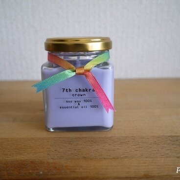 7th chakra candle＊第7チャクラキャンドル