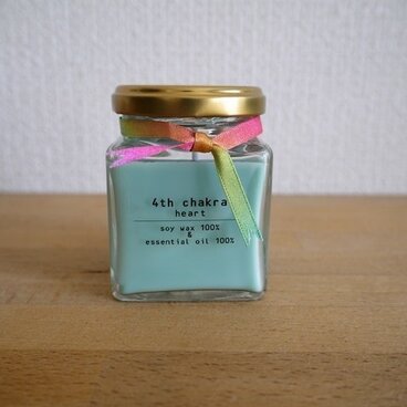 4th chakra candle＊第4チャクラキャンドル