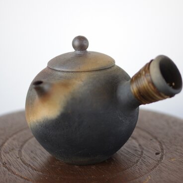 急須　焼き締め⑤　山崎さおり